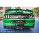 Mittlerer Diffusor Heck Ansatz für Ford Mustang GT Mk6 Facelift Carbon Look