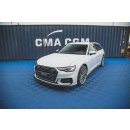 Front Ansatz V.3 für Audi A6 S-Line / S6 C8  schwarz Hochglanz