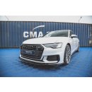 Front Ansatz V.3 für Audi A6 S-Line / S6 C8  schwarz Hochglanz