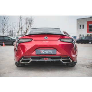 Diffusor Heck Ansatz für Lexus LC 500 Carbon Look