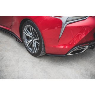 Heck Ansatz Flaps Diffusor für Lexus LC 500 schwarz matt