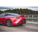 Heck Ansatz Flaps Diffusor für Lexus LC 500 schwarz matt