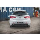 Heck Ansatz Flaps Diffusor V.1 für Alfa Romeo Giulietta  schwarz Hochglanz