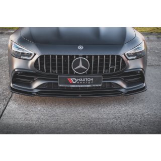 Front Ansatz V.1 für Mercedes-AMG GT 53 4-Door Coupe schwarz Hochglanz