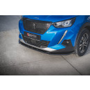 Front Ansatz V.2 für Peugeot 2008 Mk2 schwarz matt