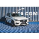 Front Ansatz V.1 für Volvo XC60 Mk2 R-Design schwarz matt