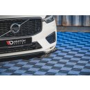 Front Ansatz V.1 für Volvo XC60 Mk2 R-Design schwarz Hochglanz