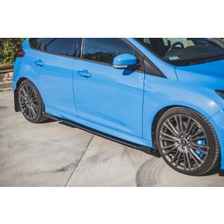 Side Flaps Ford Focus RS Mk3 schwarz Hochglanz