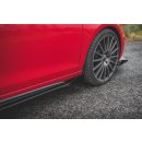 Robuste Racing Seitenschweller Ansatz für für + Flaps Volkswagen Golf GTI Mk6  schwarz Hochglanz