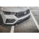 Front Ansatz V.3 für Skoda Octavia RS Mk4 schwarz Hochglanz