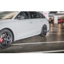 Seitenschweller Ansatz für V.1 für Skoda Octavia RS Mk4 schwarz matt