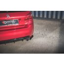 Heck Ansatz Flaps Diffusor für Peugeot 308 GT Mk2 Facelift Carbon Look