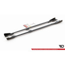 Robuste Racing Seitenschweller Ansatz für für + Flaps BMW 1er F21 M135i / M140i / M-Paket schwarz Hochglanz