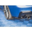 Heck Ansatz Flaps Diffusor V.2 für BMW M135i F20 Carbon Look