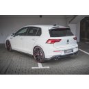 Heck Ansatz Flaps Diffusor V.2 +Flaps für Volkswagen Golf 8 GTI