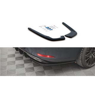 Heck Ansatz Flaps Diffusor für Seat Leon FR ST Mk4 schwarz matt