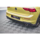 Mittlerer Diffusor Heck Ansatz für Volkswagen Golf 8 GTI Clubsport Carbon Look