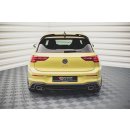 Mittlerer Diffusor Heck Ansatz für Volkswagen Golf 8 GTI Clubsport Carbon Look