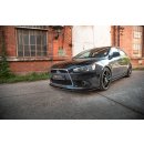 Front Ansatz für Mitsubishi Lancer Sportback Mk8 schwarz Hochglanz