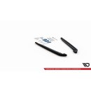 Heck Ansatz Flaps Diffusor für BMW 5er G30 Facelift M-Paket schwarz matt