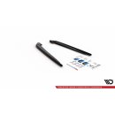 Heck Ansatz Flaps Diffusor für BMW 5er G30 Facelift M-Paket schwarz matt