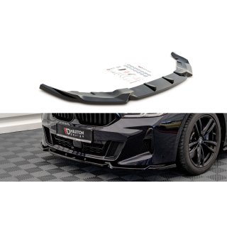 Front Ansatz für BMW 6er GT M-Paket G32 Facelift schwarz Hochglanz