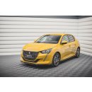 Front Ansatz V.2 für Peugeot 208 Mk2 schwarz Hochglanz