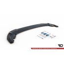 Mittlerer Diffusor Heck Ansatz für Seat Leon FR Hatchback Mk4 schwarz matt