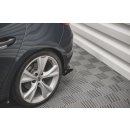 Robuste Racing Diffusor Heck Ansatz +Flaps für Seat Leon FR Hatchback Mk4 schwarz Hochglanz