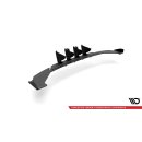 Robuste Racing Diffusor Heck Ansatz +Flaps für Seat Leon FR Hatchback Mk4 schwarz Hochglanz