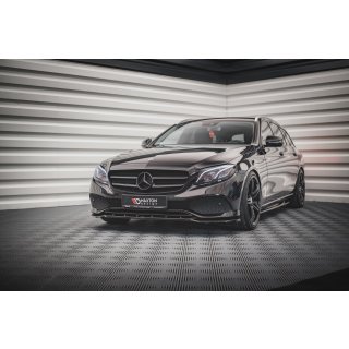 Front Ansatz für Mercedes-Benz E W213 schwarz Hochglanz