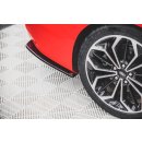 Heck Ansatz Flaps Diffusor V.1 für Ford Focus ST-Line Kombi Mk4 Carbon Look