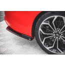 Heck Ansatz Flaps Diffusor V.2 für Ford Focus ST-Line Kombi Mk4 Carbon Look