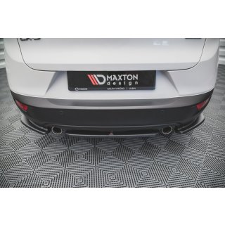 Mittlerer Diffusor Heck Ansatz für Mazda CX-3  Carbon Look