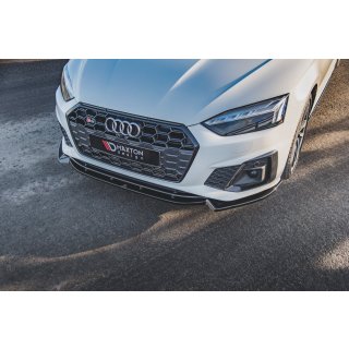 Front Ansatz V.2 für Audi S5 / A5 S-Line F5 Facelift schwarz matt