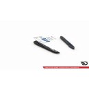 Heck Ansatz Flaps Diffusor für Audi S5 Sportback F5 Facelift schwarz matt