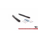 Heck Ansatz Flaps Diffusor für Audi S5 Sportback F5 Facelift schwarz matt