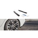 Heck Ansatz Flaps Diffusor für Audi S5 Sportback F5 Facelift schwarz Hochglanz