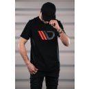 Black T-shirt mit red logo