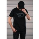 Black T-shirt mit gray logo