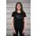 Womens Black T-shirt mit grey logo