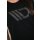 Womens Black T-shirt mit grey logo