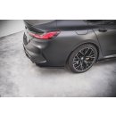 Heck Ansatz Flaps Diffusor V.2 für BMW M8 Gran Coupe F93 schwarz matt