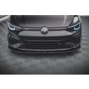 Front Ansatz V.1 für Volkswagen Golf R Mk8 schwarz Hochglanz