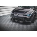 Front Ansatz V.1 für Volkswagen Golf R Mk8 schwarz Hochglanz