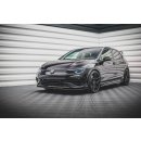 Front Ansatz V.1 für Volkswagen Golf R Mk8 schwarz Hochglanz