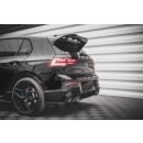 Heck Ansatz Flaps Diffusor V.1 für Volkswagen Golf R Mk8 Carbon Look