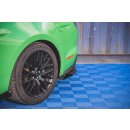 Street Pro Heck Ansatz Flaps Diffusor V.1 +Flaps für Ford Mustang GT Mk6 Facelift schwarz Hochglanz