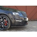 Front Ansatz V.1 für Skoda Octavia RS Mk3 schwarz Hochglanz