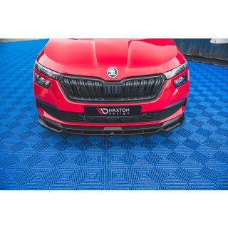 Front Ansatz V.1 für Skoda Kamiq Carbon Look